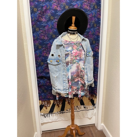 🌈 Lovely Vintage romantic roses top - Picture 11 of 11